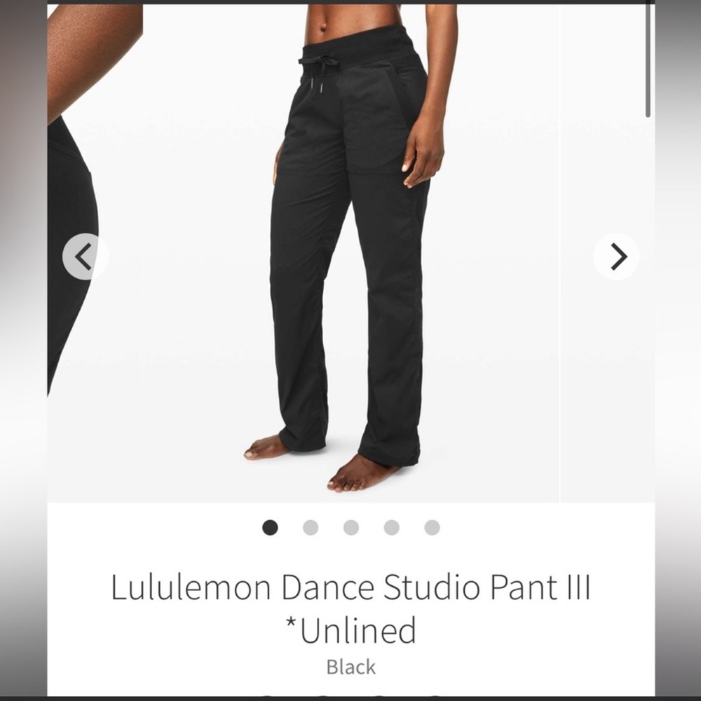 Lululemon Dance Studio Pant Regular Unlined sz 6